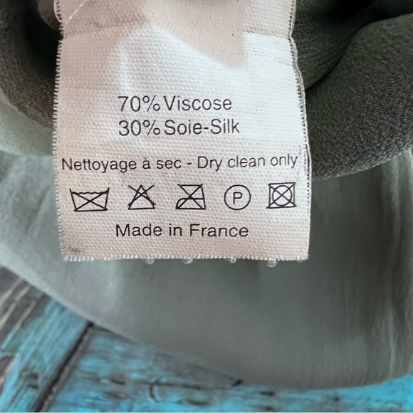 Lanvin Blue Silk Blend Scoop Neck Sheath Dress Timeless Quiet Luxury Classic - Picture 11 of 12